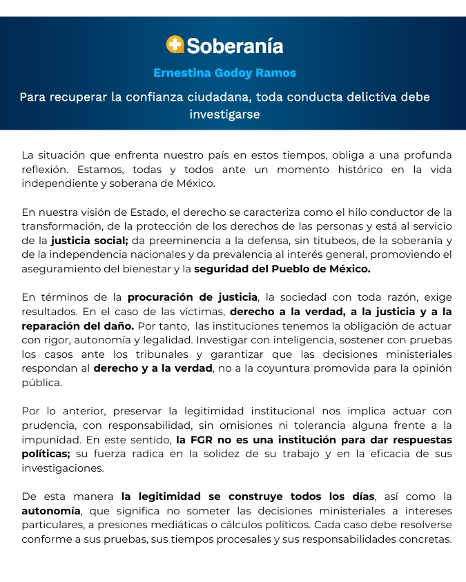 Ernestina Godoy Ramos tweet media