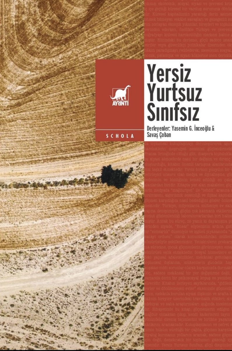 s_hablemitoglu's tweet photo. Değerli @yasemininceoglu Hocam ve @savascoban editörlüğünde yayınlanan bir derleme kitap raflarda yerini aldı. “Yersiz, Yurtsuz, Sınıfsız” Ben de bir bölüme "Gidemediğimiz Yer, Dönemediğimiz Ev: Göç ve "Yas"ın Kesişimselliği” başlıklı bir çalışmam ile katkıda bulundum. Yolu açık olsun…