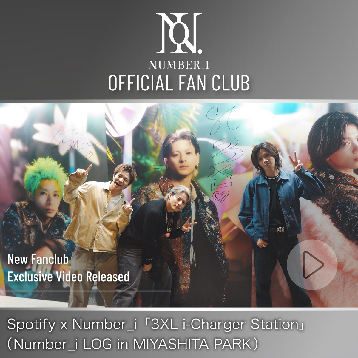 Number_i official tweet media