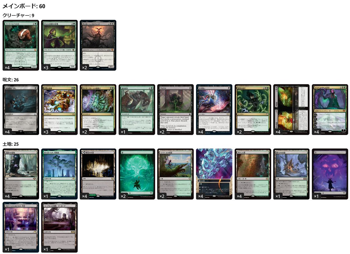 Top 8 decklists after Swiss for the God of Pioneer Challenger