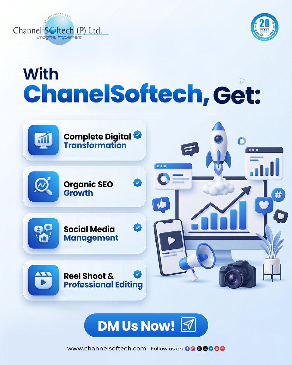 channelsoftech's tweet photo. Grow smarter, not harder.
📈Real growth starts here.

📩DM us to get started.

#digitalmarketing #businessgrowth #seo #socialmediamarketing #contentmarketing #branding #digitalagency #onlinemarketing #leadgeneration #marketingstrategy #reelsmarketing #brandgrowth #channelsoftech https://t.co/xuBgG3BY2G