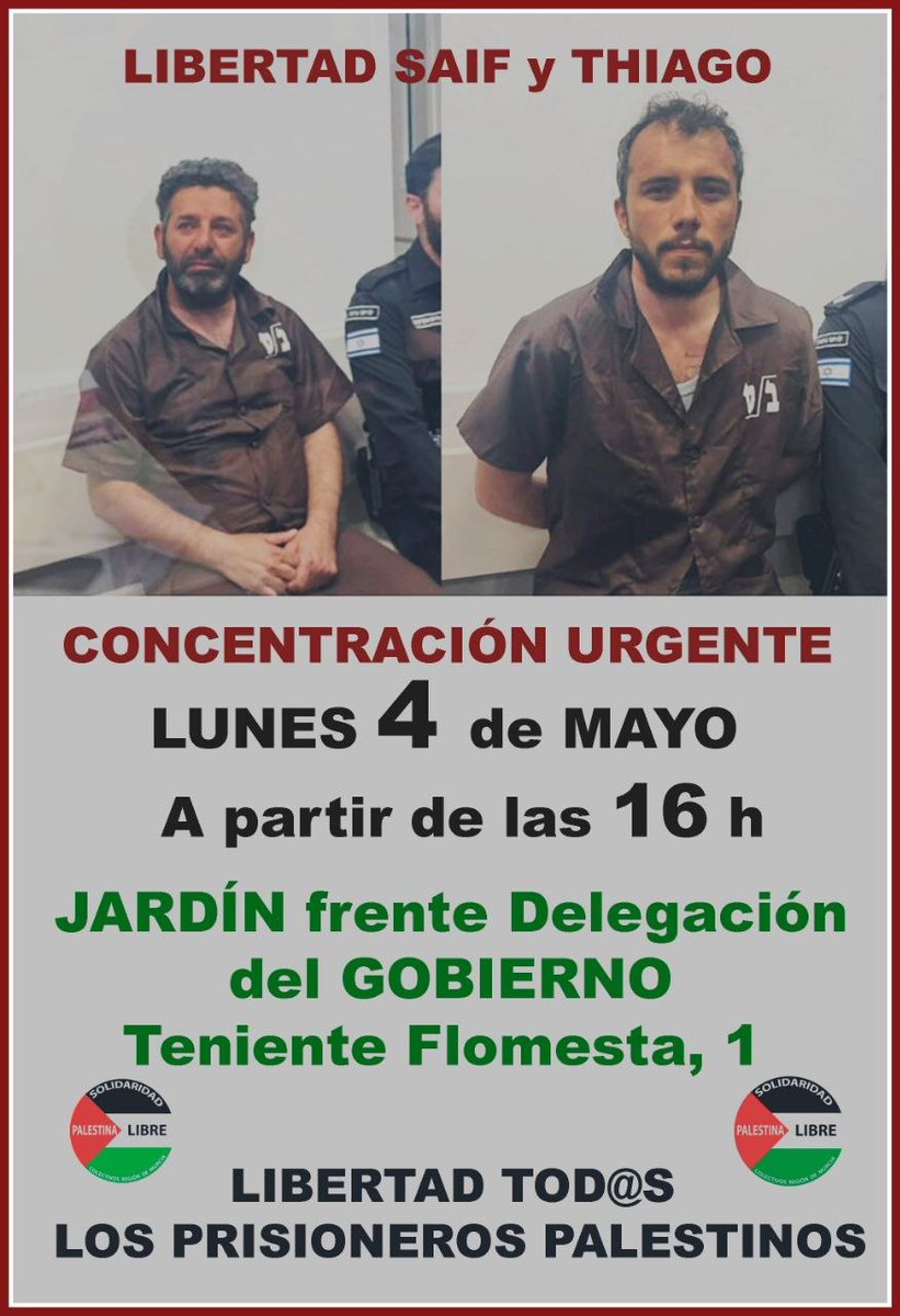 Palestina Libre 🇵🇸 Región de Murcia tweet media