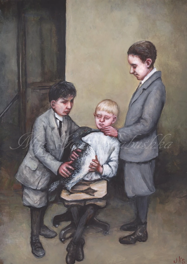 JulieKSchuler's tweet image. Three Blind Boys and A Loon
original painting

jschulerart.etsy.com/listing/273447…

#painting #originalart #blind #bird #loon #taxidermy #touch