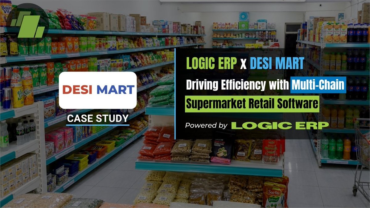 Logicerp's tweet photo. Read @Logicerp x 𝐃𝐞𝐬𝐢 𝐌𝐚𝐫𝐭 𝐬𝐮𝐩𝐞𝐫𝐦𝐚𝐫𝐤𝐞𝐭 𝐦𝐮𝐥𝐭𝐢-𝐜𝐡𝐚𝐢𝐧 𝐬𝐨𝐟𝐭𝐰𝐚𝐫𝐞 implementation case study to discover how a unified retail ERP solution streamlined inventory management, procurement, billing &amp; supply chain operations👇

https://t.co/ht9uvHVjD1 https://t.co/KxzJngxtMQ