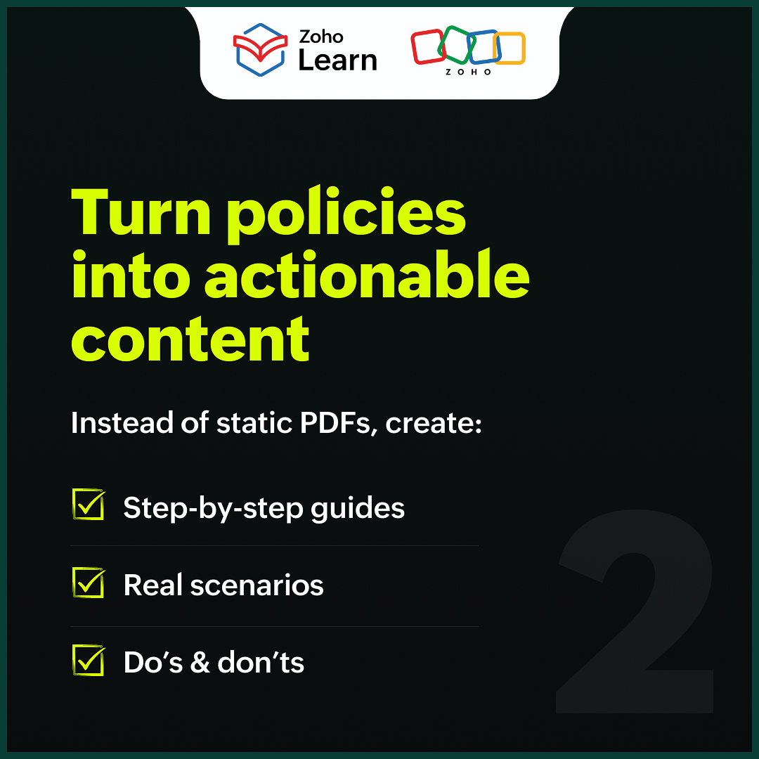 ZohoLearn's tweet photo. You might think that once your data privacy policy is written, the job is done. If your team has hundred questions and has to figure it out in the moment, your training isn’t working. Check out the post below to learn how to build #dataprivacytraining that actually sticks 👇 https://t.co/OMjzNIih4P