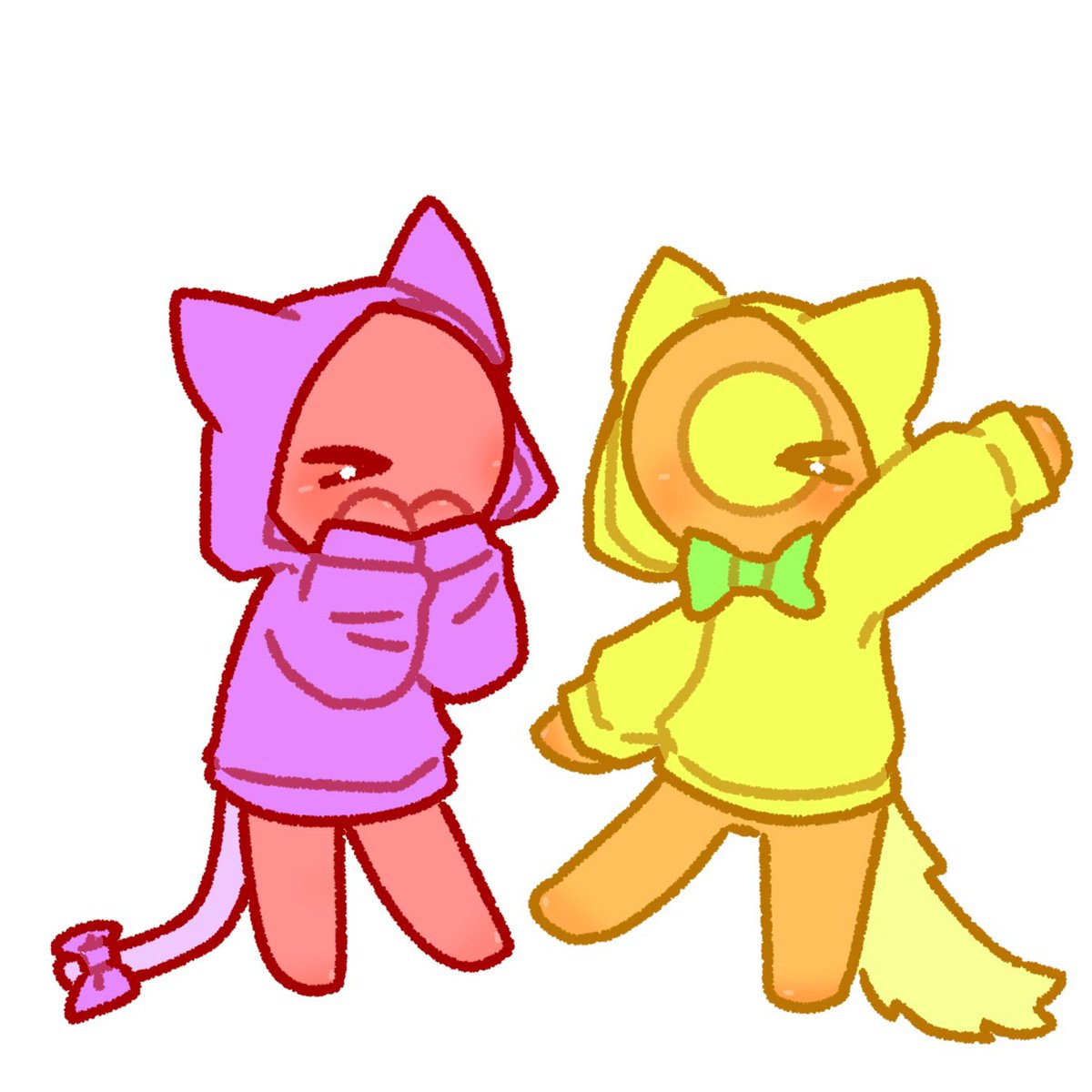 ねこちゃん❤️🧡💛🩵 #AnimatorVSAnimation #AnimationVSMinecraft