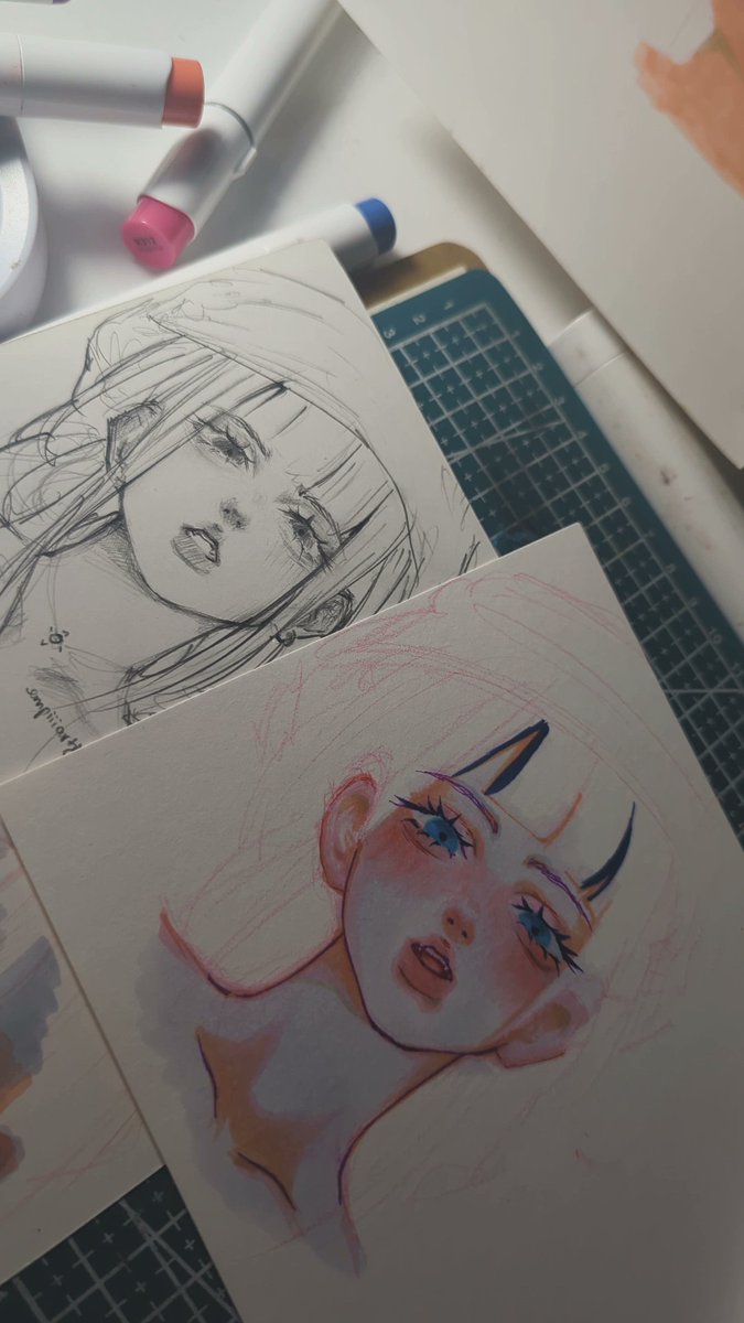 empiiiartie's tweet image. Small space #art #color #drawing #paint