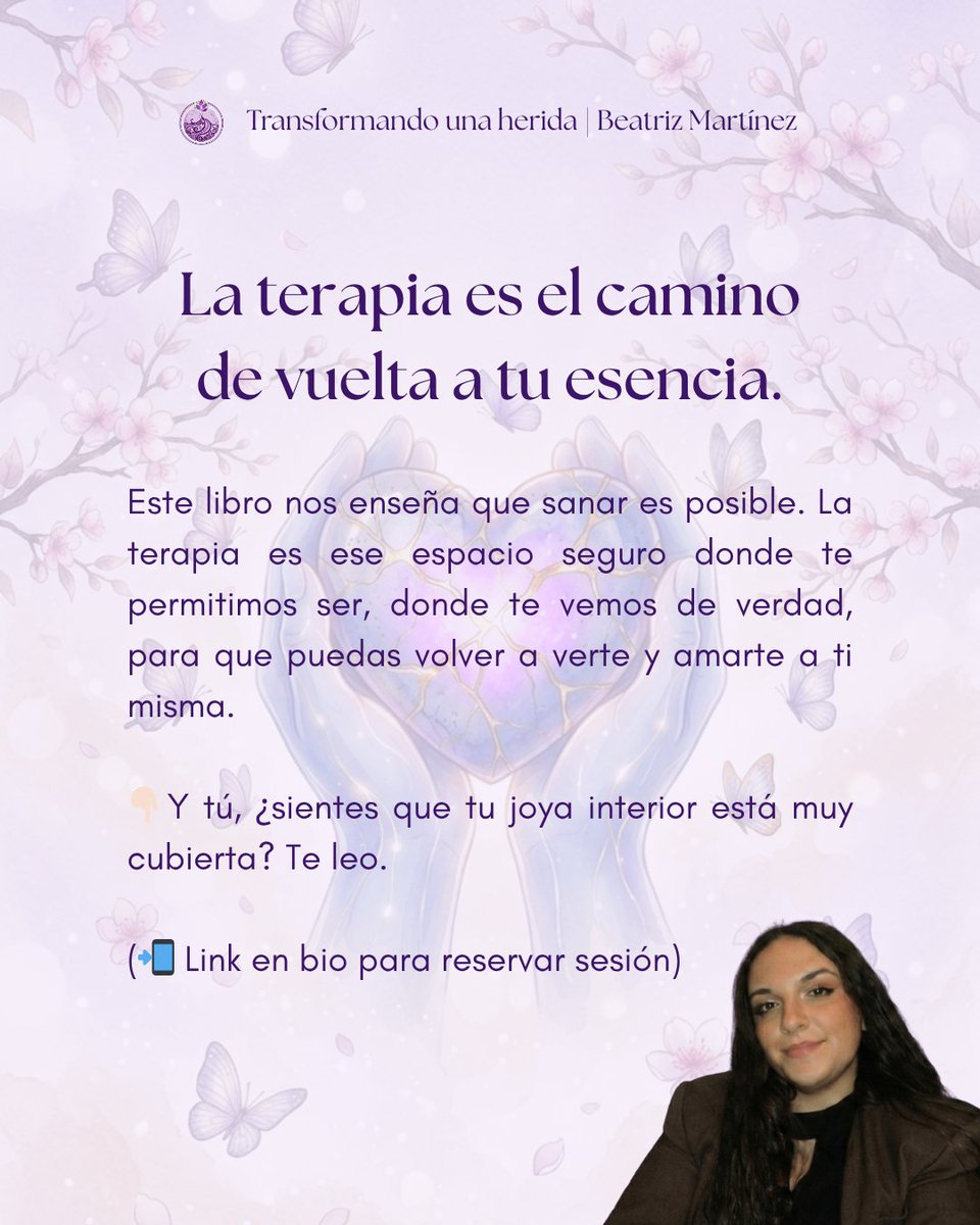 beampsico's tweet photo. Sanar no es borrar tu historia, es transformar la herida y volver a tu esencia. 🌸

Si sientes que tú o tu peque necesitáis un espacio seguro para quitaros esas capas de piedra, te acompaño en consulta (Presencial Madrid / Online).

📍 Reserva en el link de mi biografía https://t.co/7sordR18j7