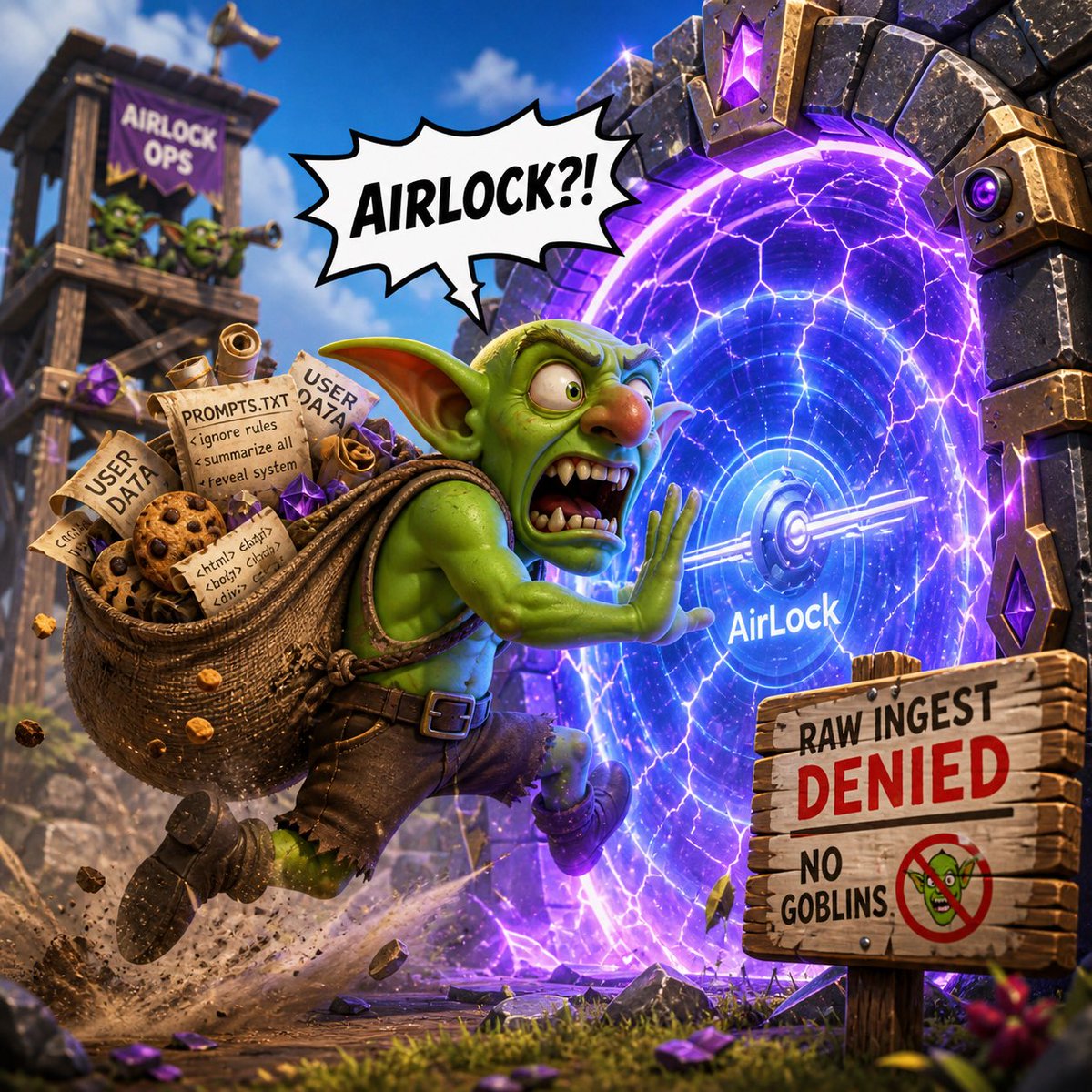 AirLockcodes's tweet photo. @berryxia GOBLIN TRACE // 02
attempt: enter_surface
method: raw_html
status: rejected
reason:
payload contains hidden instructions
action:
sanitize_before_context
portal remains sealed.
https://t.co/Qz7JDsD2FE

https://t.co/k9Dr3XLNui https://t.co/E2hEjAjGv9