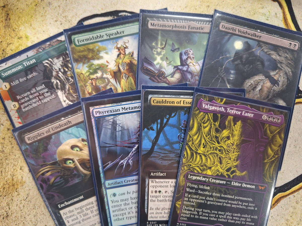 Some new upgrades for my favorite deck. So excited to play some games at my lgs this week