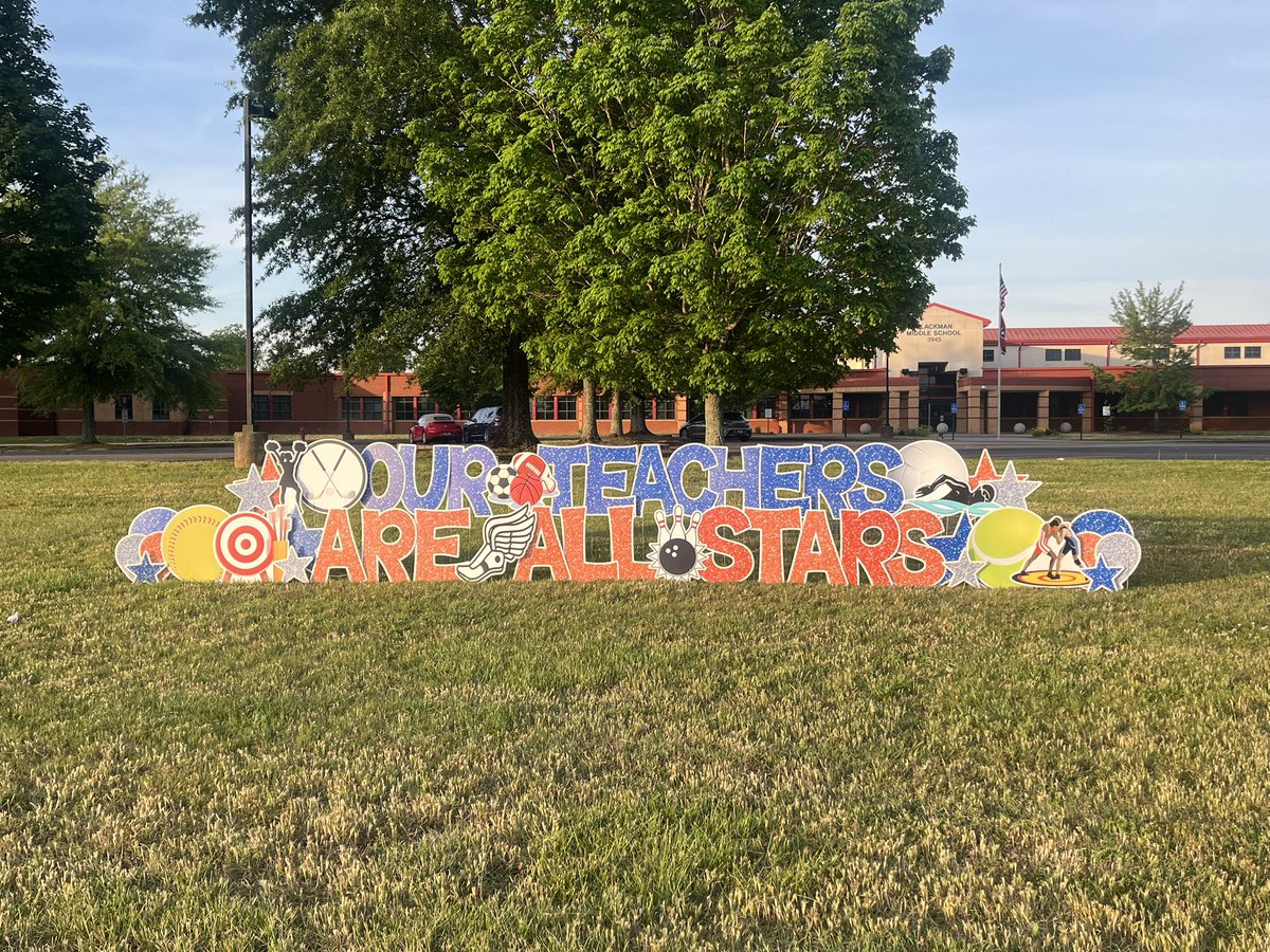 Blackman_Flames's tweet photo. We can’t wait to celebrate our teachers this week! BMS is so lucky to have such amazing educators teaching our students. https://t.co/ixGvcXK51h