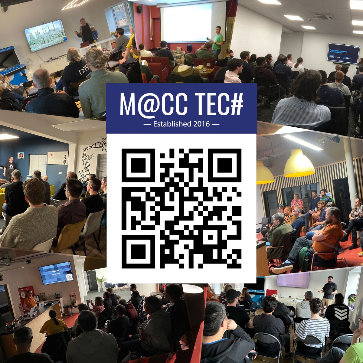 MaccTech's tweet photo. Did you know? We hold events at several #Macclesfield venues, currently @bluebeckstudios, @loveliveltd &amp; @Nexer_Digital

We began in @MaccParkTavern (@BollyBrewing) back in 2016

Our 26th event is coming up soon.

Join the group and see event details at https://t.co/VrOshwQE3r https://t.co/iTsl6u5HXD