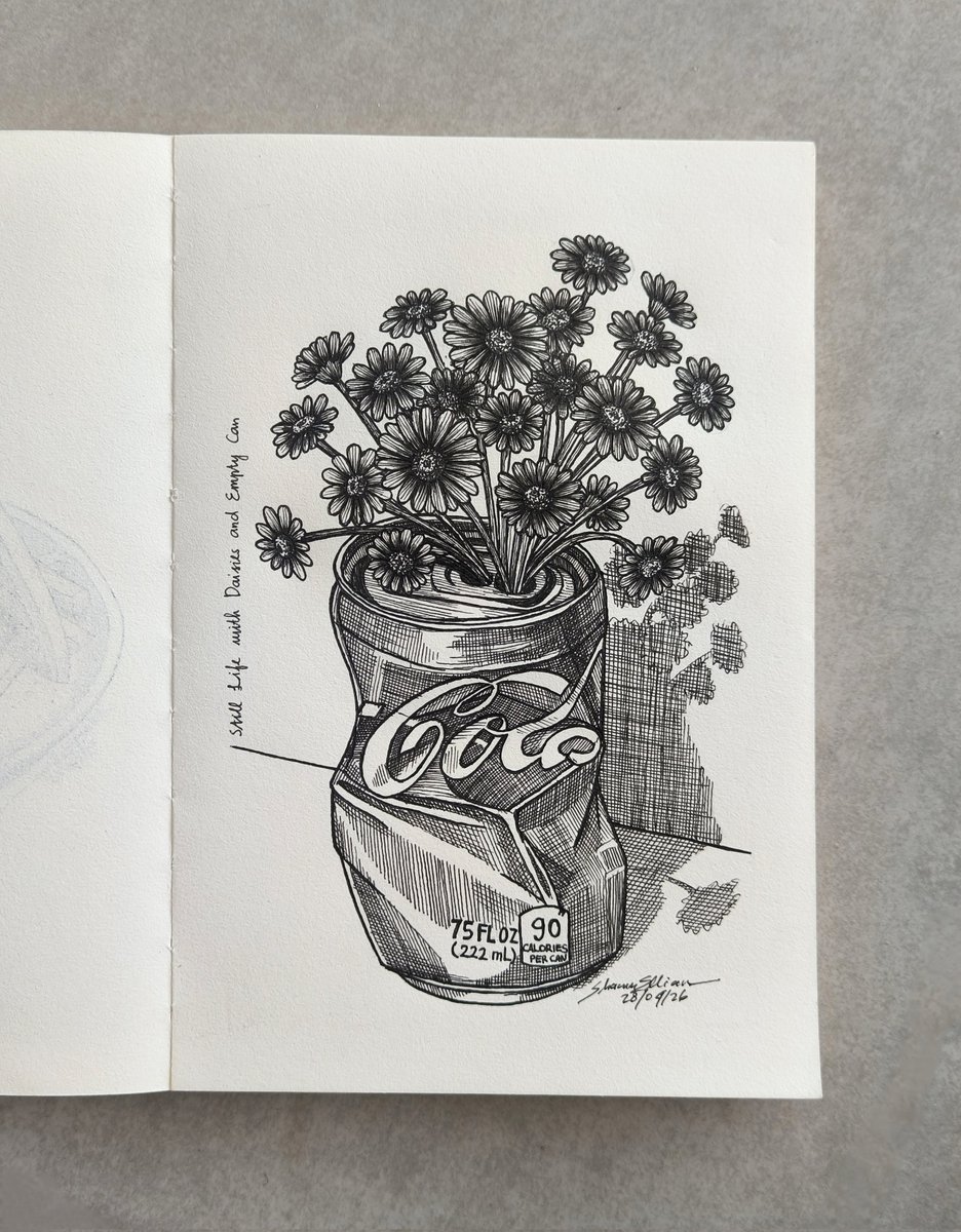 shawnellian's tweet image. Daisies in a Rusted Throat

Poem: open.substack.com/pub/shawnellia…

#art #artcommunity #writingcommunity #penandink #inkdrawing #poem