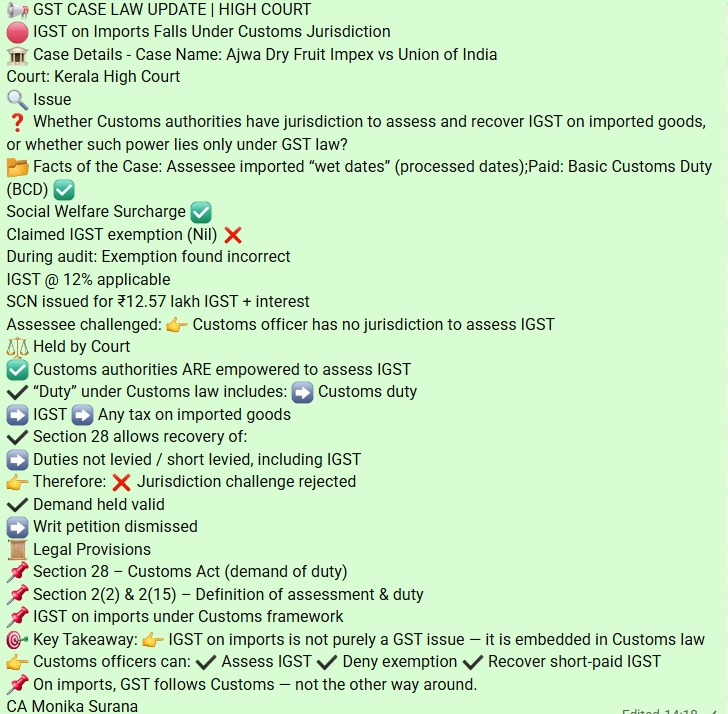 MonikaSurana7's tweet image. #Gst #gstupdates #ms #taxationupdatesbymonika
