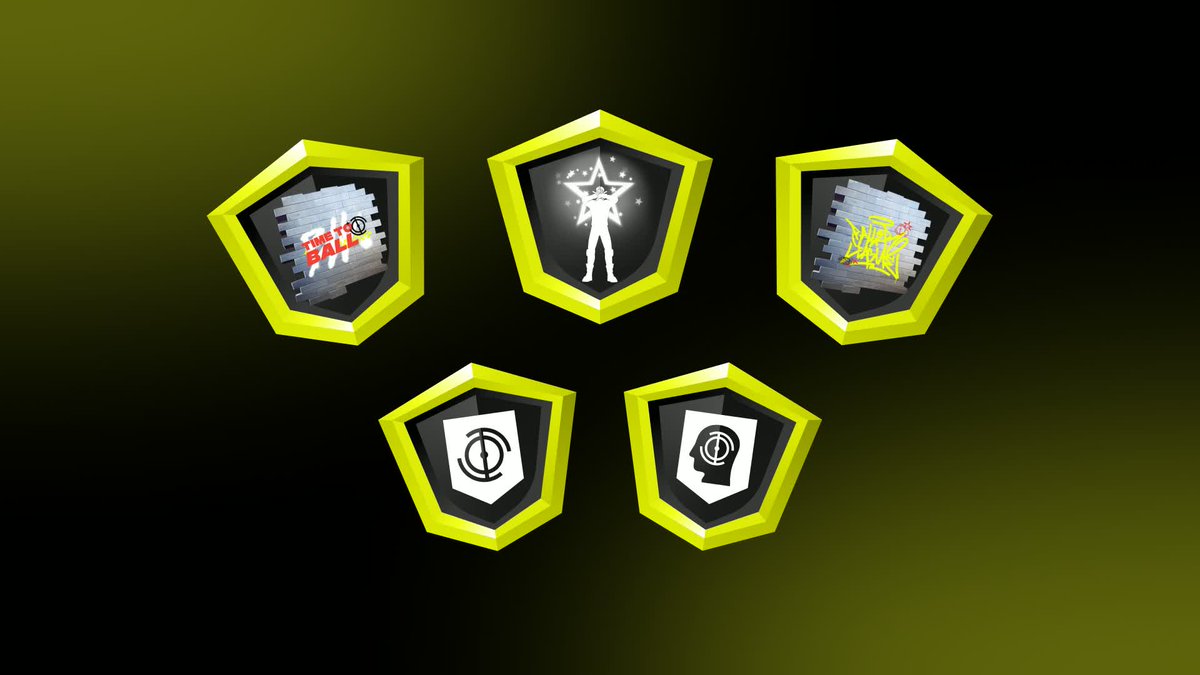 FN_Assist's tweet image. #Fortnite NEW Community Team Battles: Baller League 

🎁 Rewards:
- Sign up = Time to Ball Spray
- Select a team = Baller League themed Banner 1
- 1 Rivalry Win = Baller League themed Banner 2
- Earn 6 Badges (12 Elims) = Baller League Spray
- Earn 11 Badges (22 Elims) =