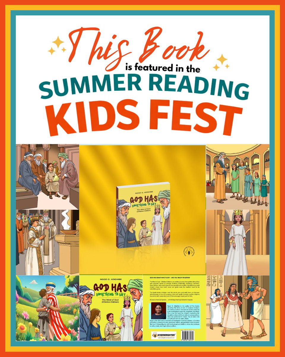 EBComms's tweet image. Parents, teachers, &amp;amp; young #readers, this is your moment to spark a lifelong love for #reading!

𝙂𝙤𝙙 𝙃𝙖𝙨 𝙎𝙤𝙢𝙚𝙩𝙝𝙞𝙣𝙜 𝙏𝙤 𝙎𝙖𝙮: The Mind of God (Children’s Edition) by @NGAdighibe will be 𝗙𝗥𝗘𝗘 on Amazon KDP from May 23-25, alongside #books from 50+ #authors!