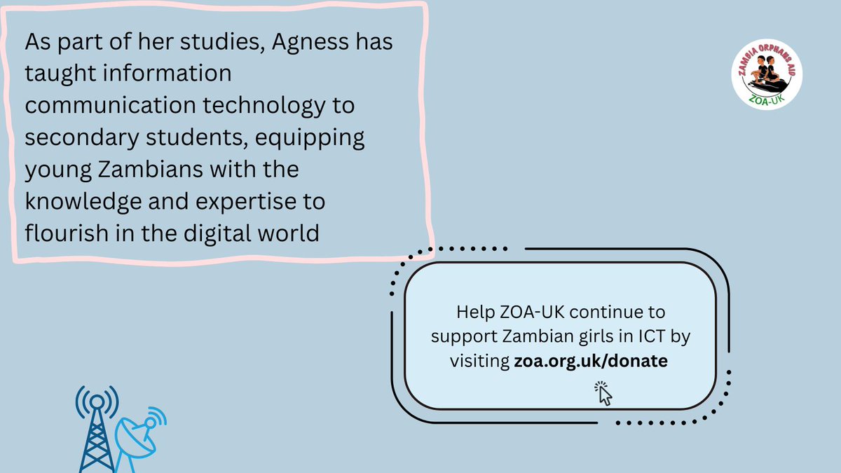 ZambiaUk's tweet photo. With the support of ZOA-UK, Agness has become not only a student of ICT, but a teacher of the next generation of Zambian youth. Visit https://t.co/5YdM4q9VjF.

#GirlsInICT #EmpowerHer2026  #womenintech #girlsinictandstem https://t.co/fXYFQdoruZ