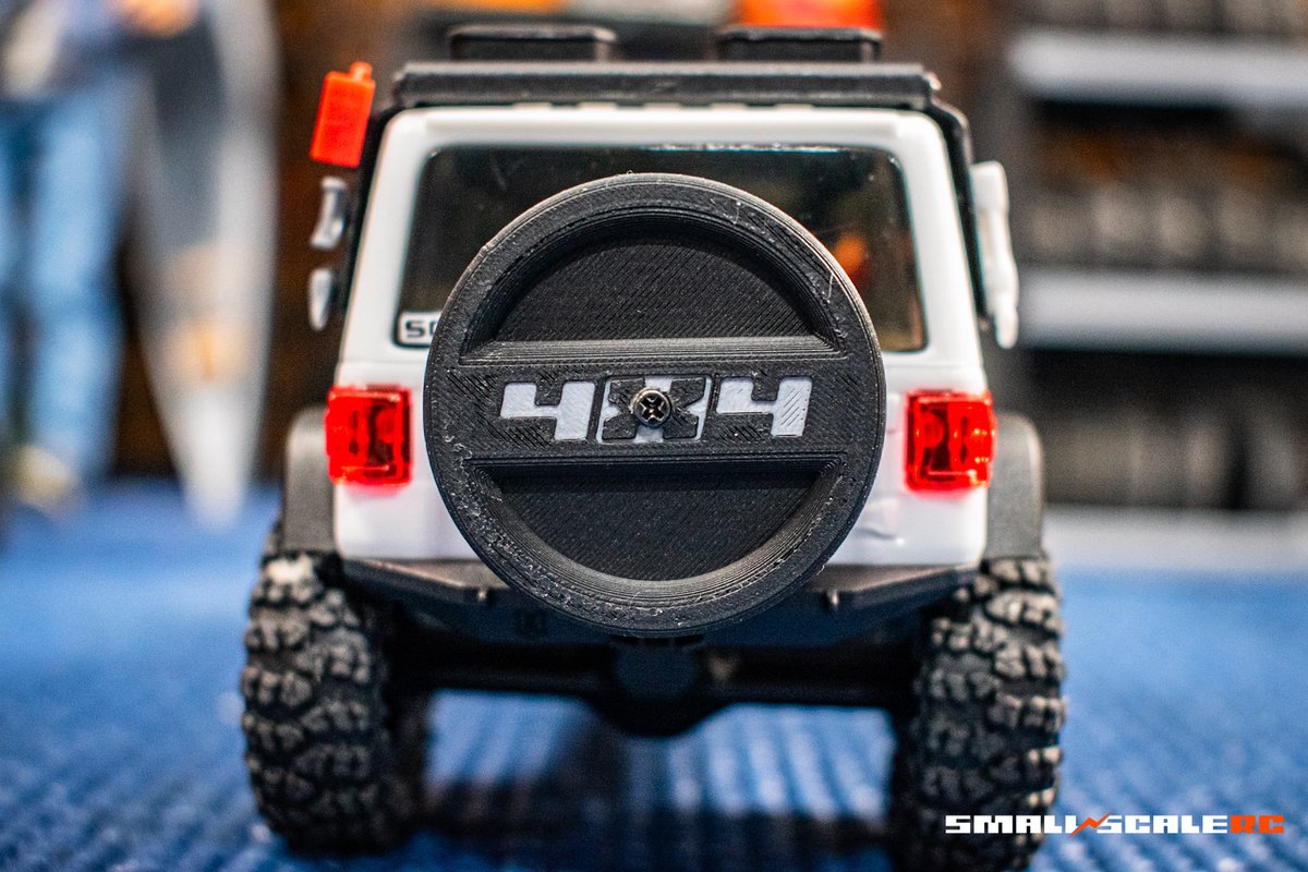 SmallScaleRC's tweet photo. New product added to our store: 1/30 "4x4" Faux Spare Tire Cover for the Axial SCX30 https://t.co/fmXqrluMeS https://t.co/jxozAFCFHV