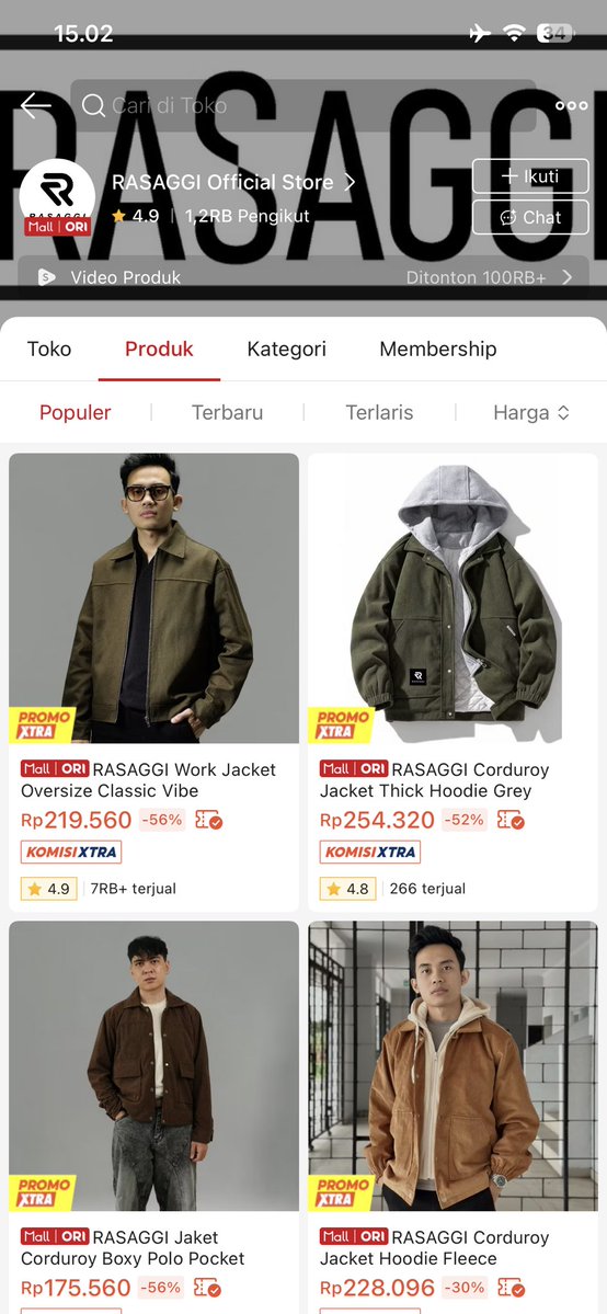 Jaket cowok tuh emang beda level 😮🔥

Dipake simple aja Uda kelihatan clean &amp; stylish
Ga perlu ribet autorapi + lebih ganteng✨

Yang paling penting, harganya masih aman buat gaji UMR 👀

Style dapet, dompet tetap selamat 🫶