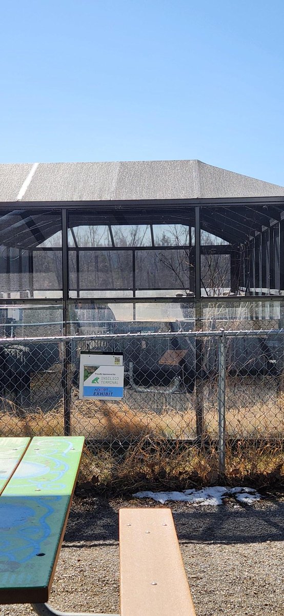 InsilicoTrading's tweet photo. The sign has been up for a while, but getting a photo took a little longer because of new signage and some rough weather conditions.

You can now spot the Insilico Terminal logo in front of the northern leopard frog habitat at the Edmonton Valley Zoo 🐸 https://t.co/mPAPwB4TpK