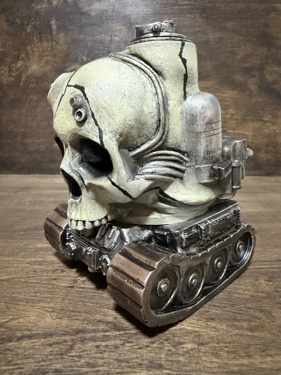 uzura_sansyou's tweet photo. スーフェス94戦績⑥

【CREEPING DEATH SKULL TANK】

細やかな造形ながらも飾り気のない渋さに一目惚れしました🥰

名前も格好良い…🫠🫠🫠

#ソフビ
#CREEPINGDEATH
@klav9 
#スーフェス94 https://t.co/WF964uE49h