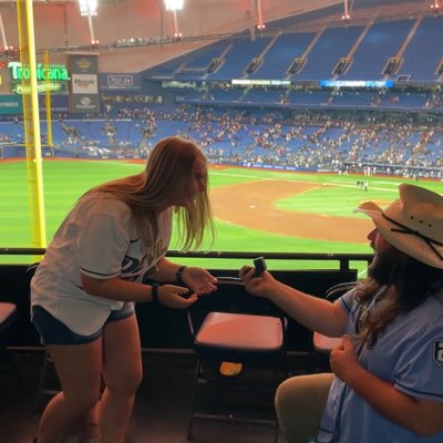 TheTampaCowboy's tweet image. How can you not be romantic about Baseball? #RaysUp