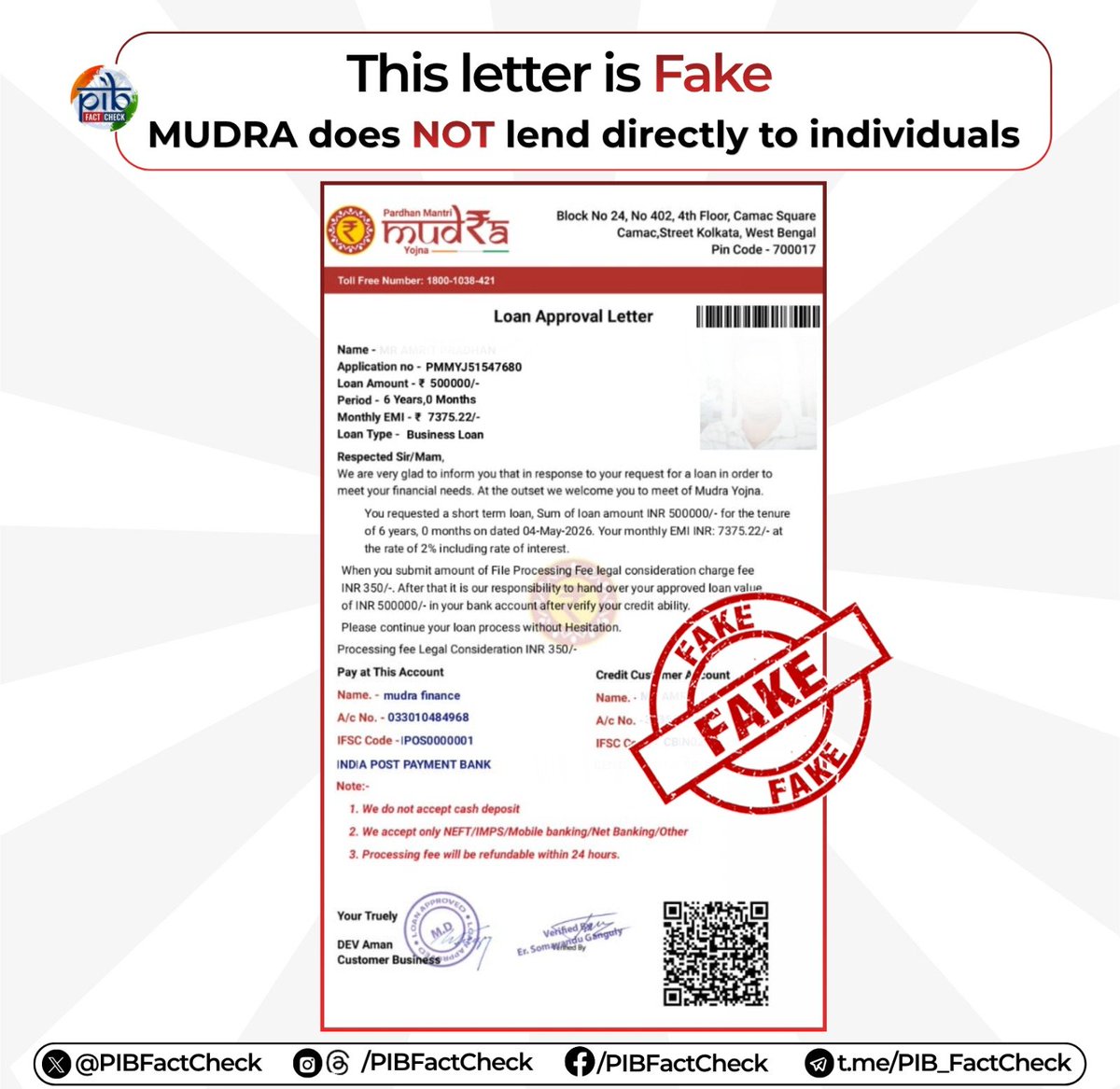 PIB Fact Check tweet media