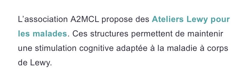 Maladie à corps de Lewy - A2MCL tweet media