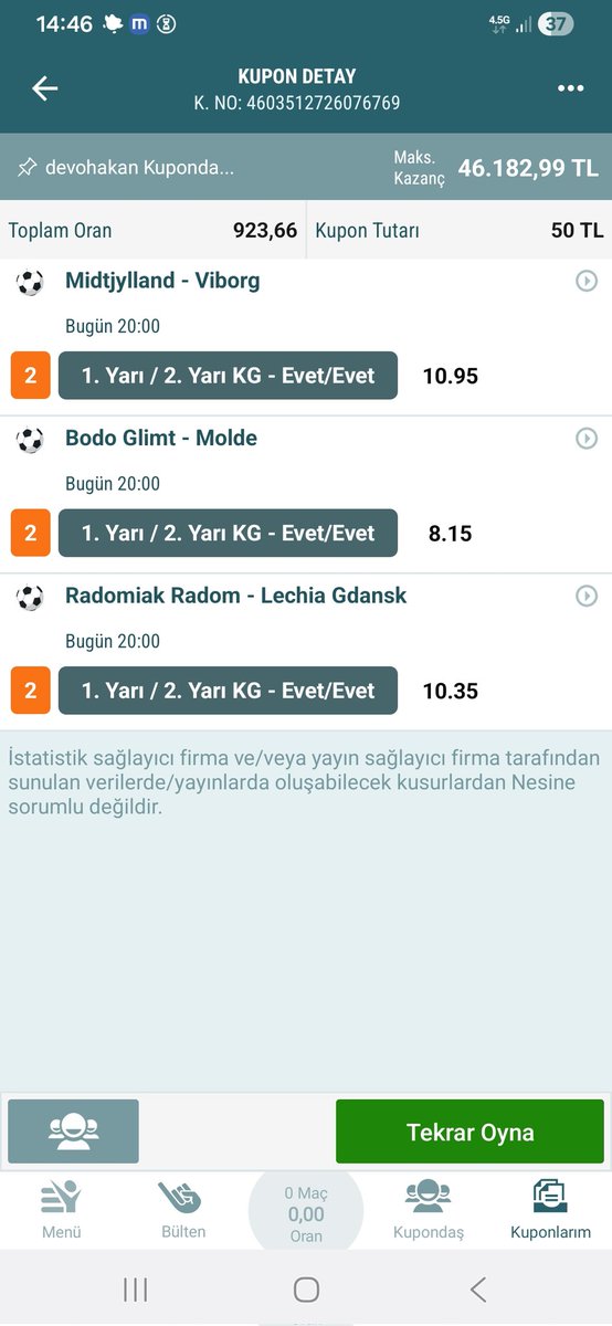 ne dediniz o işe ?