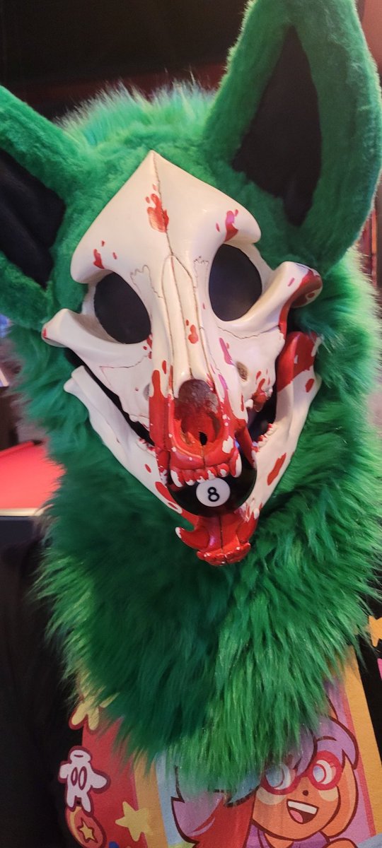 CommanderLupine's tweet photo. Photos from a local billards meet I went to. 
#furry #fursuit https://t.co/sBtLCZoytI