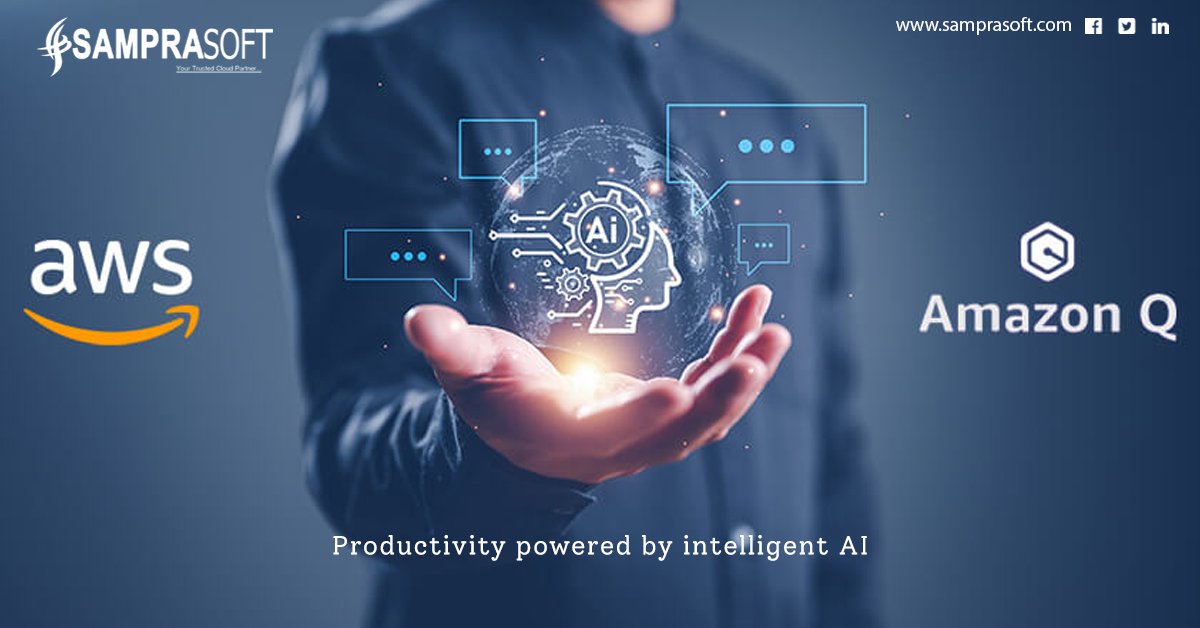 Samprasoft's tweet photo. 🚀 Unlock the Power of AI with AWS &amp; Amazon Q
In today’s fast-moving digital world, businesses need more than just technology—they need intelligent solutions that drive real results. https://t.co/CeEHnsOWNN
