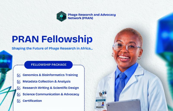 afroscientric's tweet photo. 📢 Apply for the Phage Research and Advocacy Network Fellowship!

This is a 10-week intensive training fellowship for young scientists who want to build real-world skills and contribute to solving antimicrobial resistance using bacteriophages (phages).

https://t.co/uY6w90NMaS https://t.co/xiMHmXMuJ7
