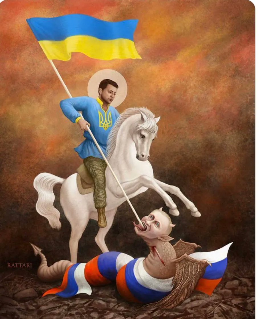 Dark Brian Fella: It's Slava time. 🇨🇦🇺🇦👊 tweet media