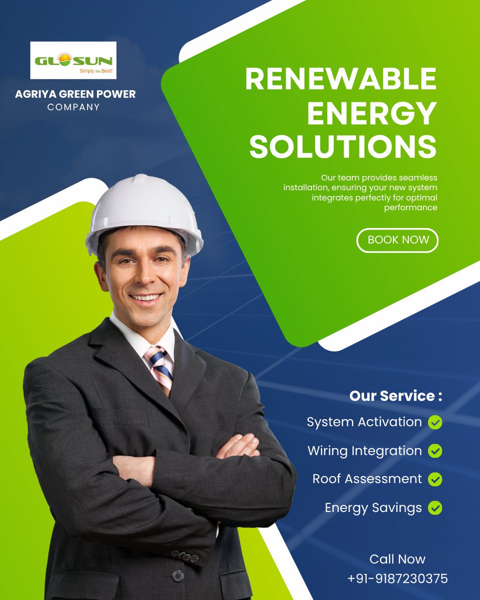 2d983ad55f524a8's tweet image. Evening thought ☀️
Why pay more every month when the sun is free?
Switch to solar &amp;amp; start saving today.
👉 glosun.in

#SolarEnergy #Savings #GoGreen