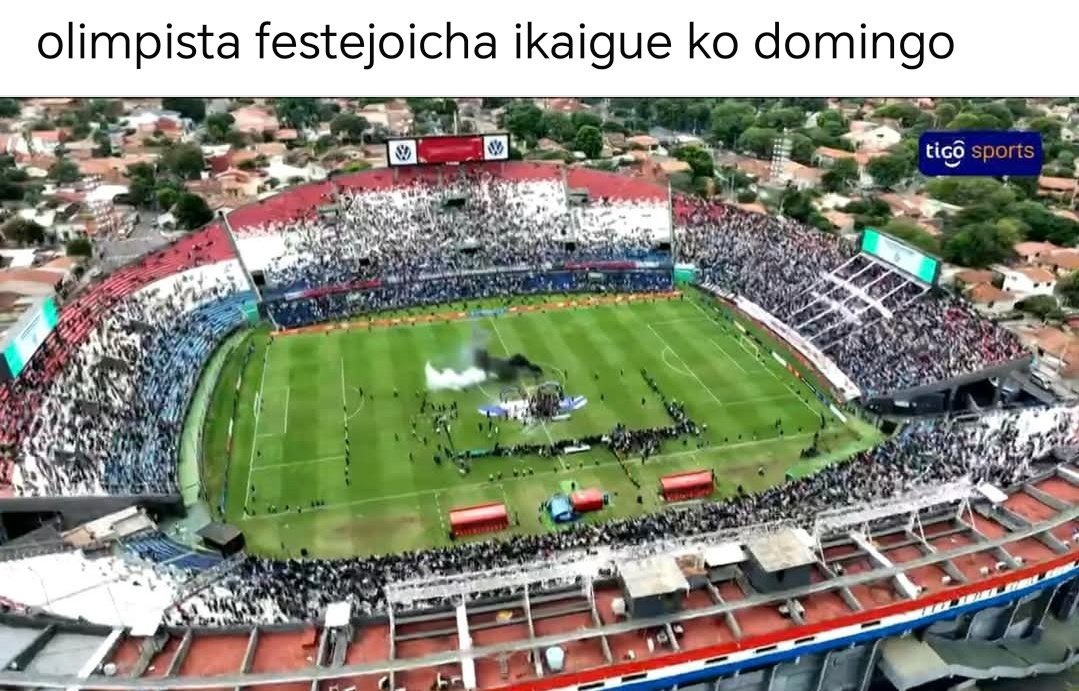 <a href="/jesusdm005/">jesús Duarte</a> Primero muéstrenle entonces ésta foto 😂😂😂😂
Se les puso todo el ESCRITORIO SERVIDO y nooo pueden llenar ni el defensores 😂😂😂 después le mendigan estadio a <a href="/agdws/">Alejandro Domínguez</a> para 40 mil personas 😂😂😂 SON EL CLUB MÁS ASQUEROSO DE SUDAMÉRICA