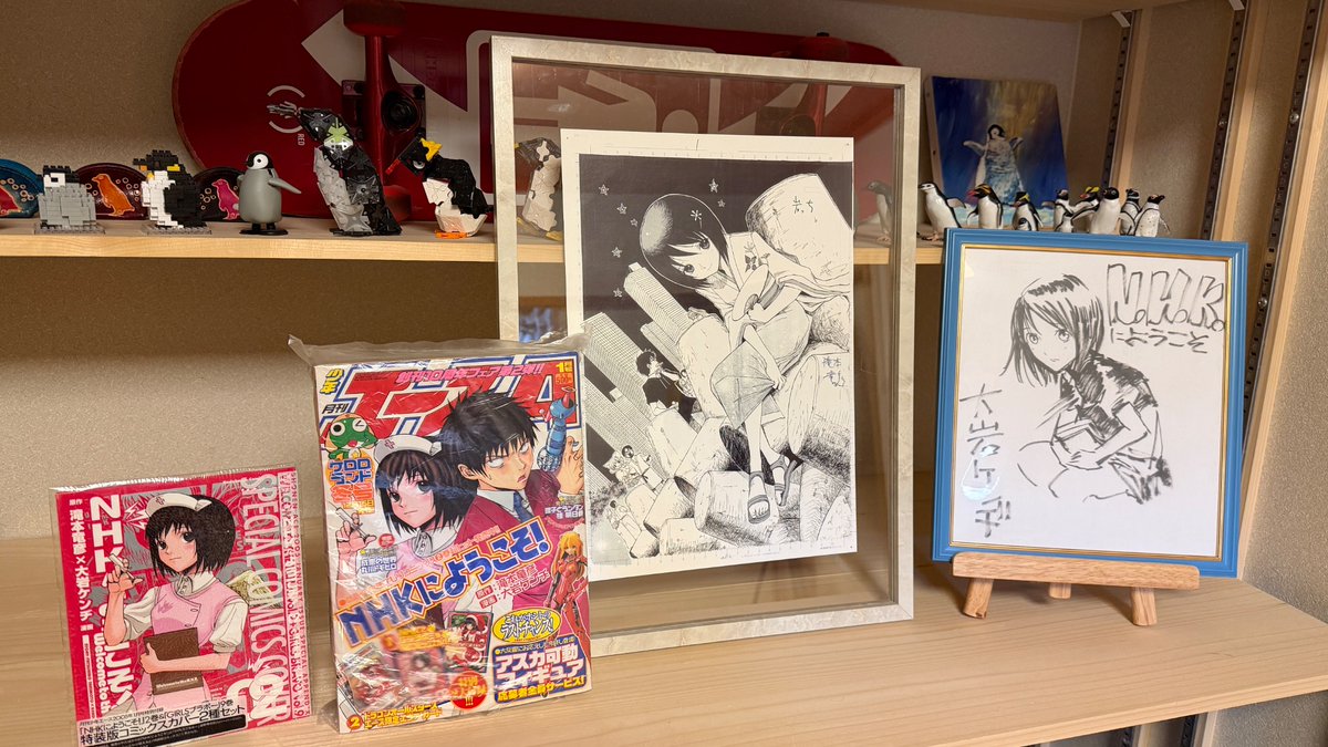 ADHD69PPP's tweet photo. もこうさんがKickで、僕の『超かぐや姫！』の感想を話題にしてくれた！

もこうさんは『NHKにようこそ！』を定期的に絶賛していて、僕も15年以上前から延々とリピートし、部屋中をグッズまみれにし、この作品のおかげで命拾いしてきたのもあり、むっちゃ嬉しい！

今日は22時半までにYouTube雑談！ https://t.co/QHz1xFHJDA