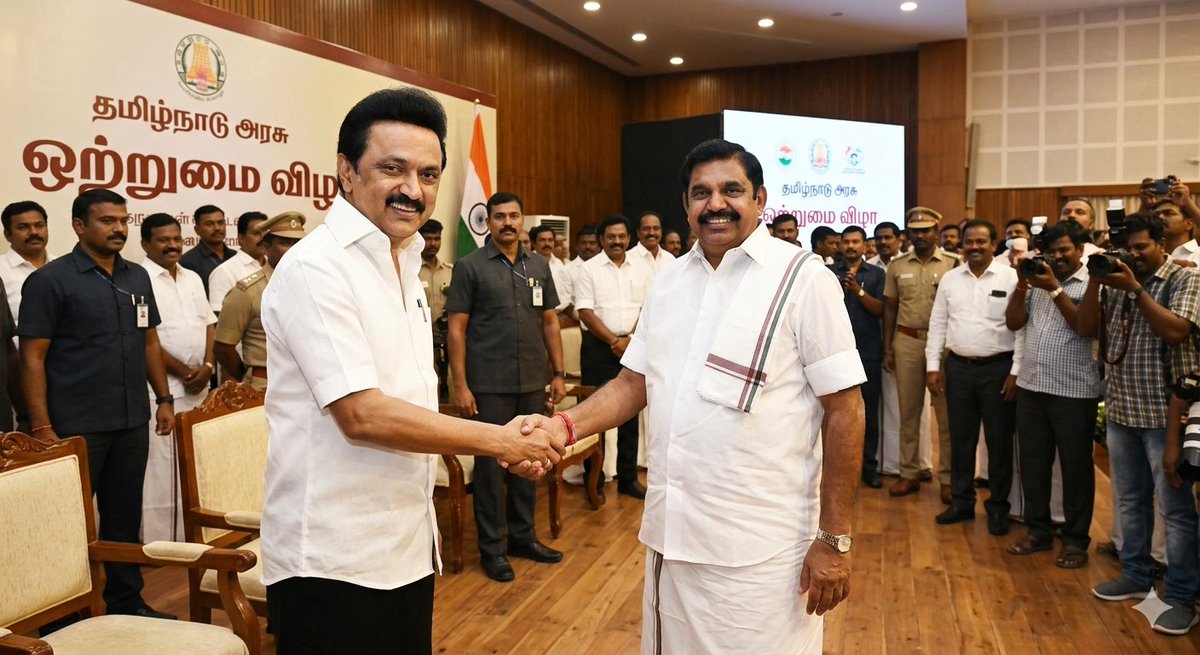 Gokul_151980's tweet image. DMK 77 + ADMK 53 = 130

118க்கு மேல 12 அதிகமாகவே இருக்கு.... யோசிங்க பங்காளிஸ் 

முதல்வர் பதவியிலும், ஆட்சியிலும் 50:50 ஒன்னும் நட்டம் வராது  😎