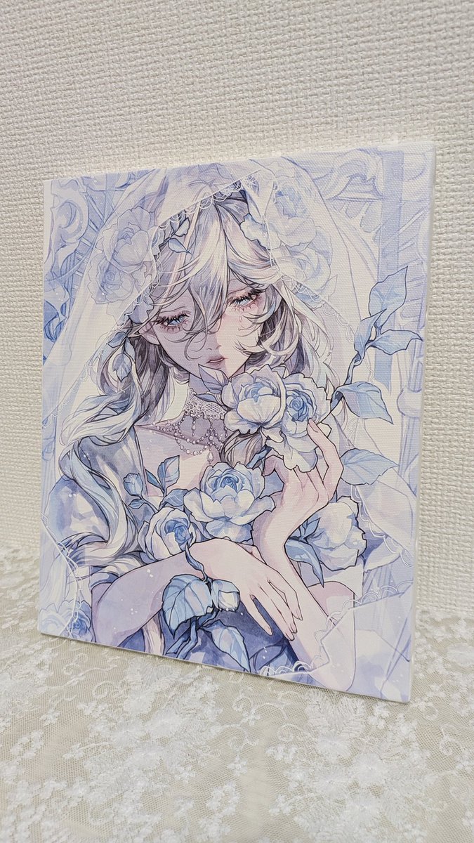レア賞のキャンバスアート🪽 届く商品には直筆のサインが入ってます