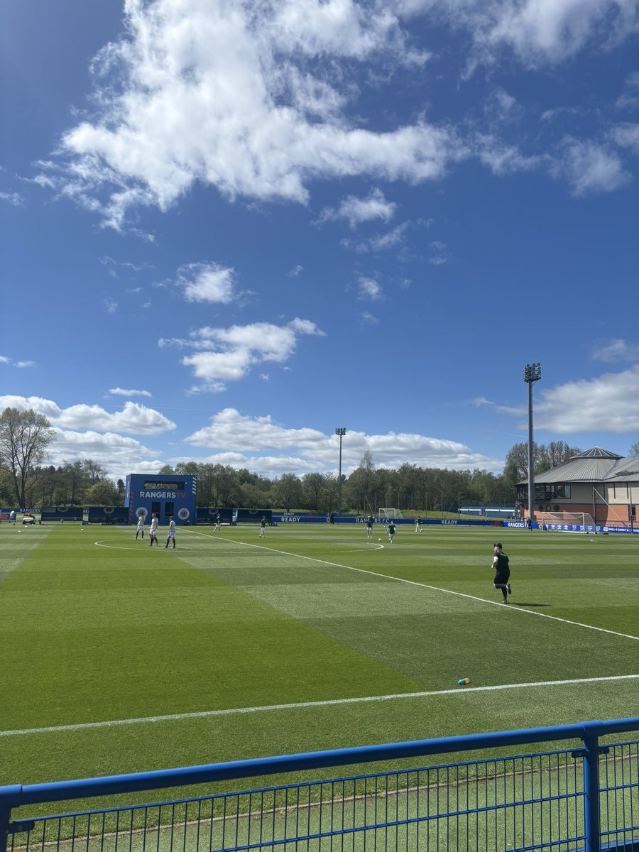 BrodieKerr1's tweet photo. Here at Auchenhowie for Rangers U19s vs Celtic.

Rangers have the opportunity to go top of the league on goal difference with a victory today. 

Ashton Scally and Kyle Glasgow in from the start.  

Updates to follow⬇️ https://t.co/IOT1ObWAbY