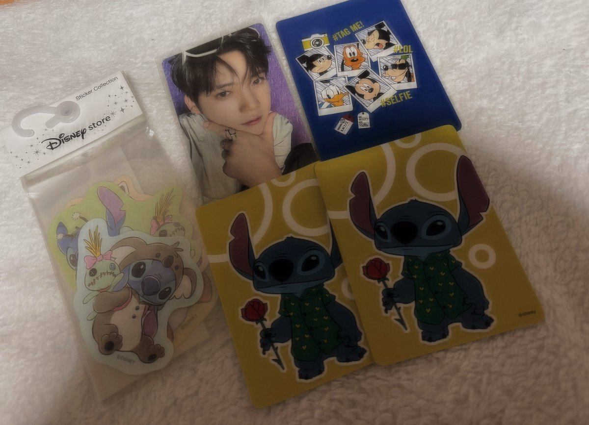 先日つつみちゃんからお届け物が来た🥺🤍 大好きなスティッチの限定
