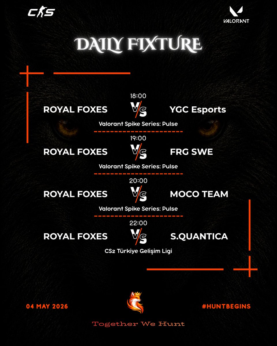 Royal Foxes Esports tweet media