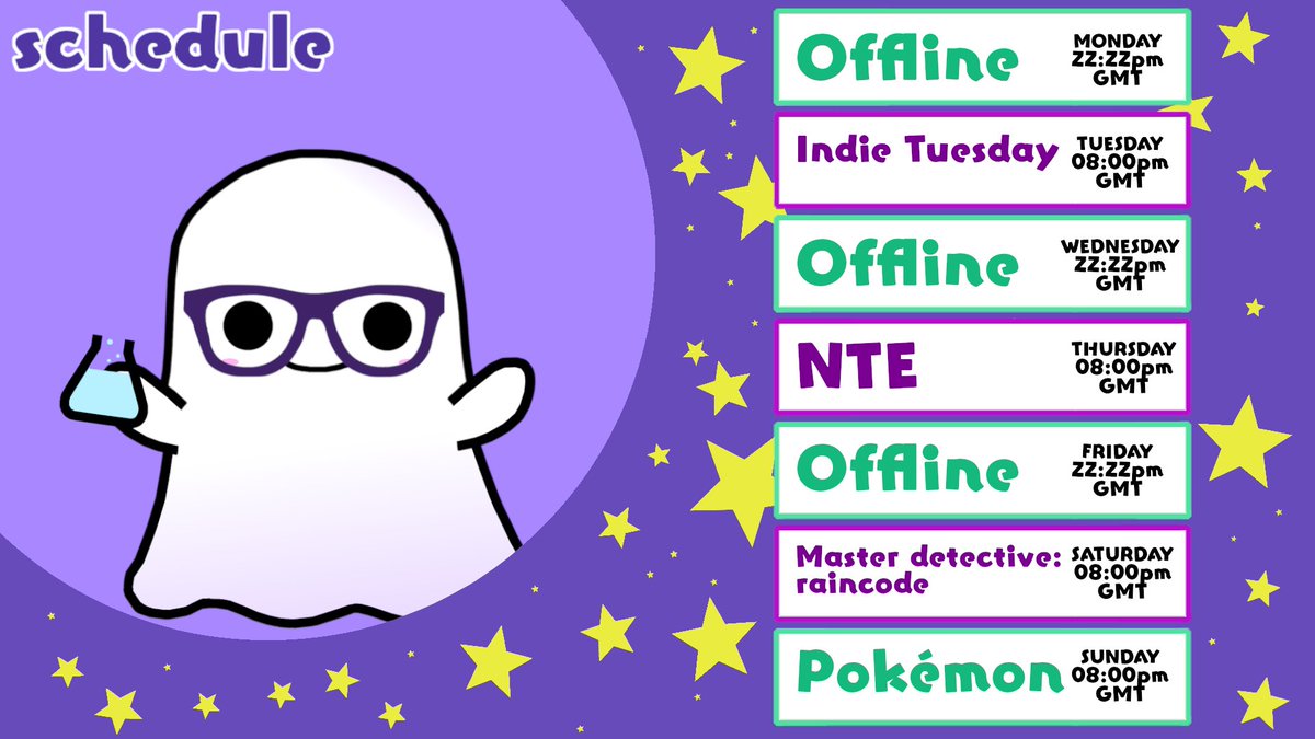 late schedule sorry guys. Hope to still see you around though!