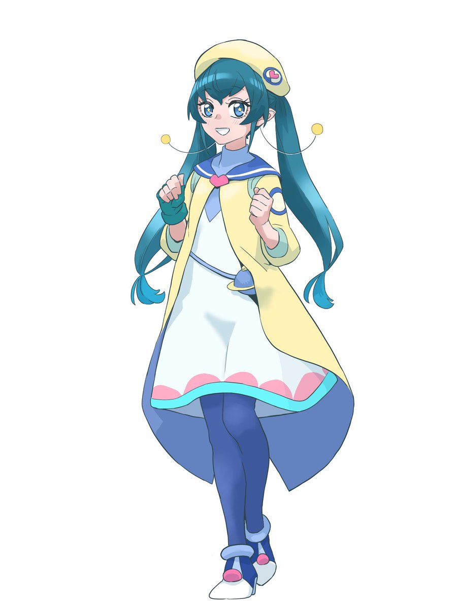 羽衣ララ 「#みどりの日に緑キュアを愛でよう みどりのいちばん」|ちよさん★Skeb募集中のイラスト