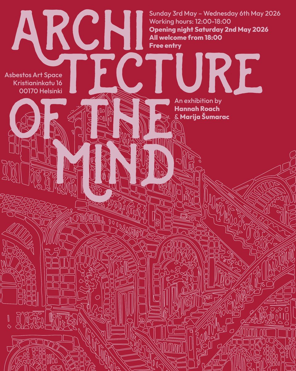 SRBinFinland's tweet image. Experience Architecture of the Mind at Asbestos Art Space in #Helsinki
Artists Hannah Roach &amp;amp; 🇷🇸 Marija Šumarac present an immersive exhibition of sculpture, drawing, and sound exploring the connection between mental and physical space.

Photo credit: Alex Ramirez

#Serbia