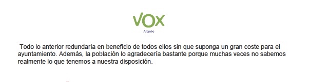 VOX Algete tweet media