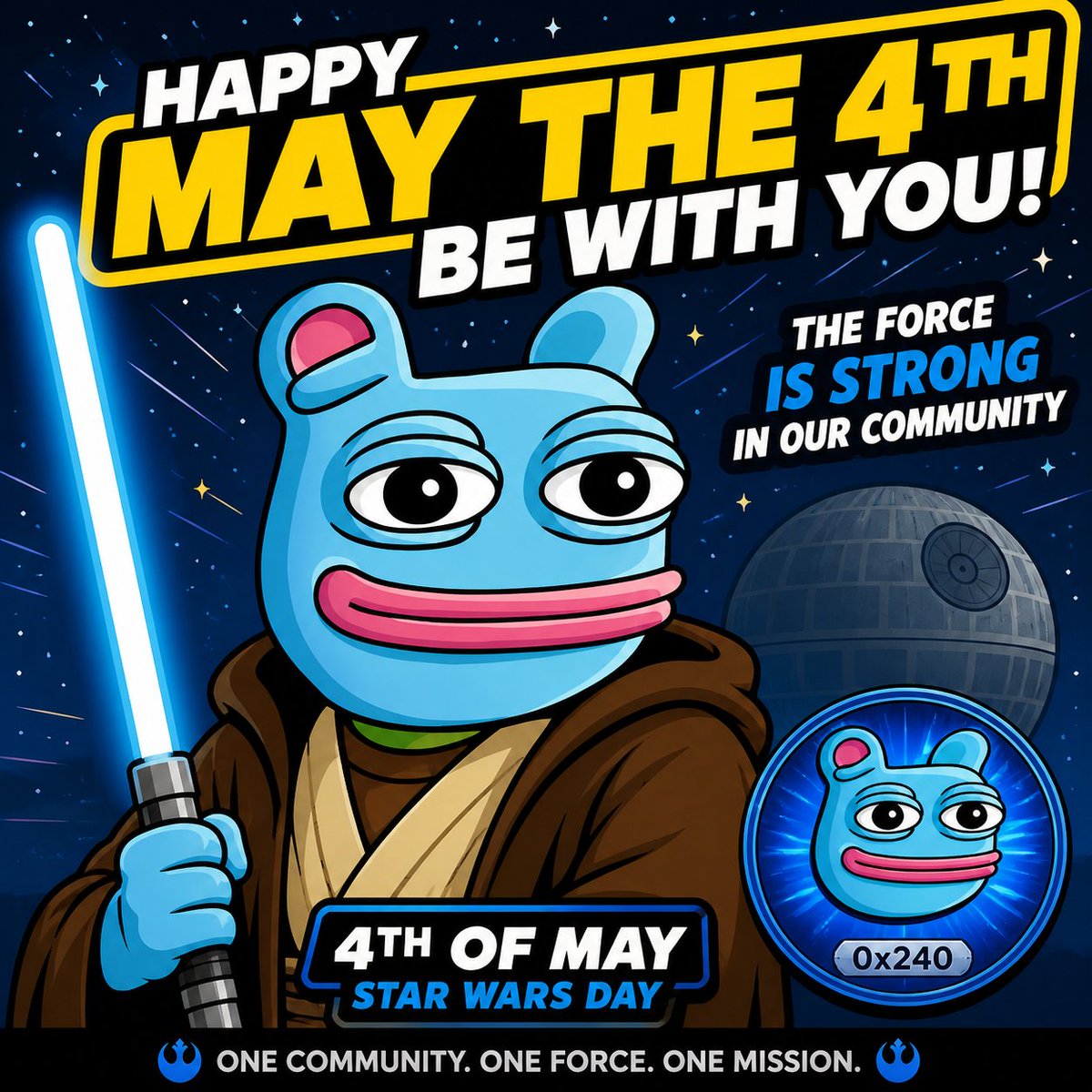 k3njicruz's tweet photo. May the 4th be with you… but Brett @brettether mastered the force 🐸⚡

While others search for signals,
Brett is the signal.

0x240 loading. The galaxy not ready 🚀🌌

#MayThe4th #Brett #Crypto #Memes #0x240 https://t.co/2rbySMi5db