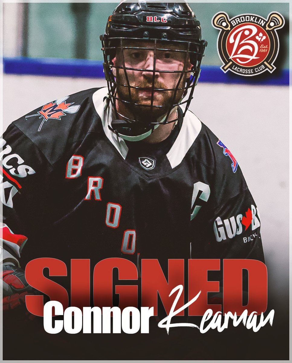 BrooklinLC's tweet photo. What a great start to the week, the Captain is back! We're happy to report that @Kearnan10 is signed for the summer. His offensive output will be a welcome sight for fans at IPSC.
@JVIVideo 
@Sport_Durham 
@ottblackbears 
@MajorSeriesLax https://t.co/8jPPm9er9z