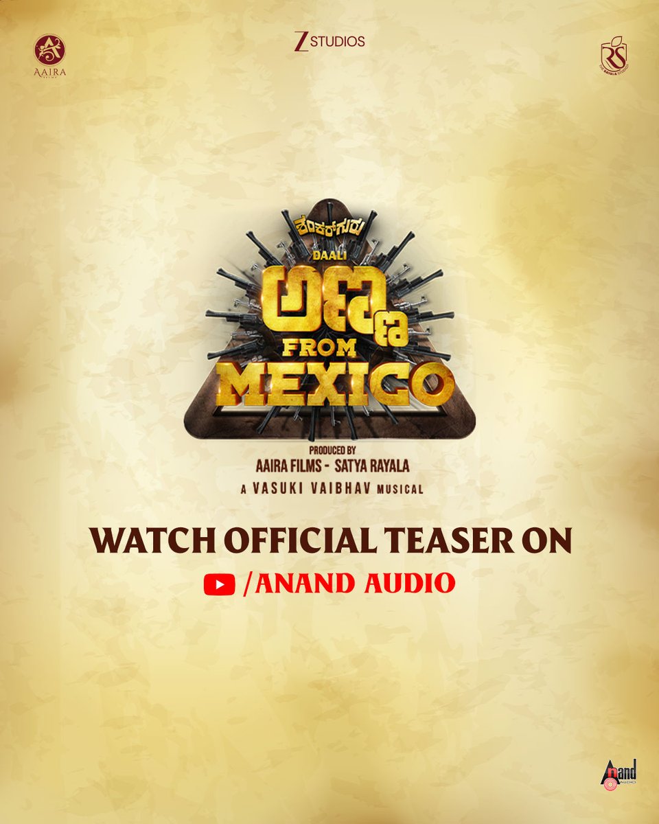 AairaFilms's tweet photo. ನಟ ರಾಕ್ಷಸ is back !!

#AnnaFromMexico #AnnaArrived

@Dhananjaya_ka @Reeshma_nanaiah @Aairafilms @theRayalastudios @dir_shankarguru @Vasukivaibhav @dr.janvirayala @sharathnagaraj @zeestudiossouth #UmeshKrBansal @girish.johar @meetmojo @divyavij @aanandaaudio https://t.co/3dCT2iNCla