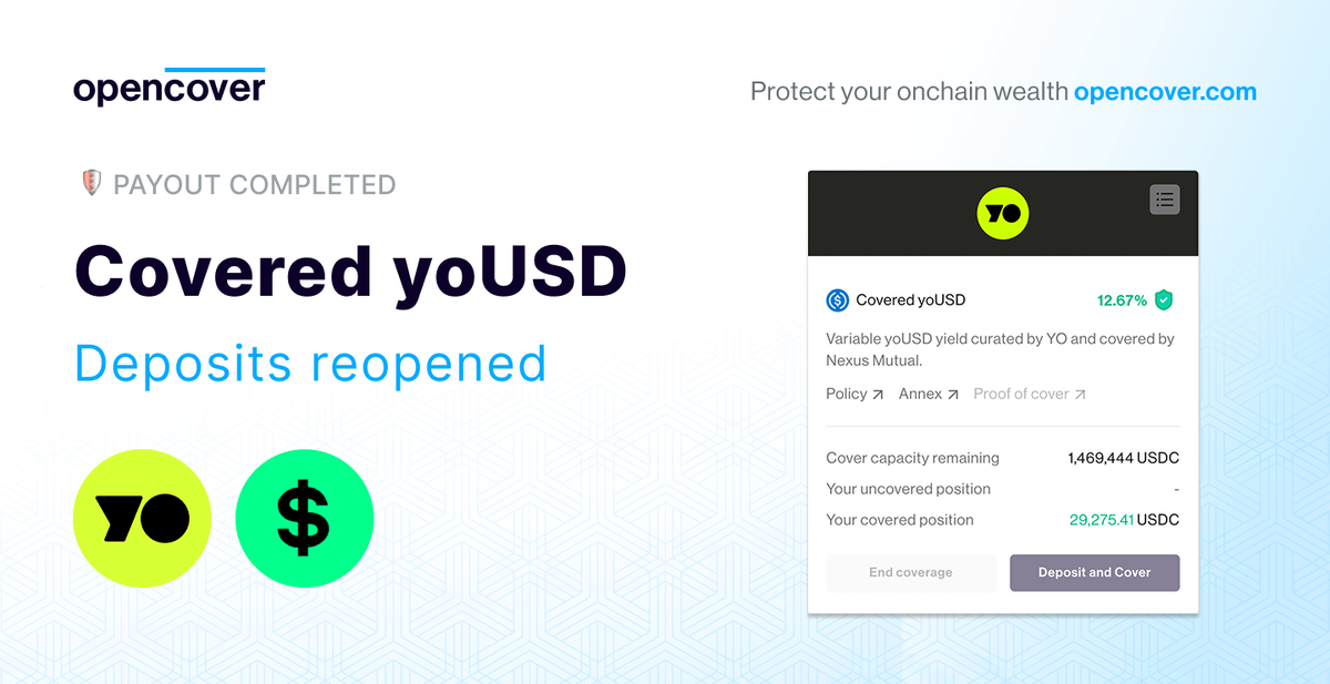 Yousd Recent events have validated the payout flow. Following the USR ...