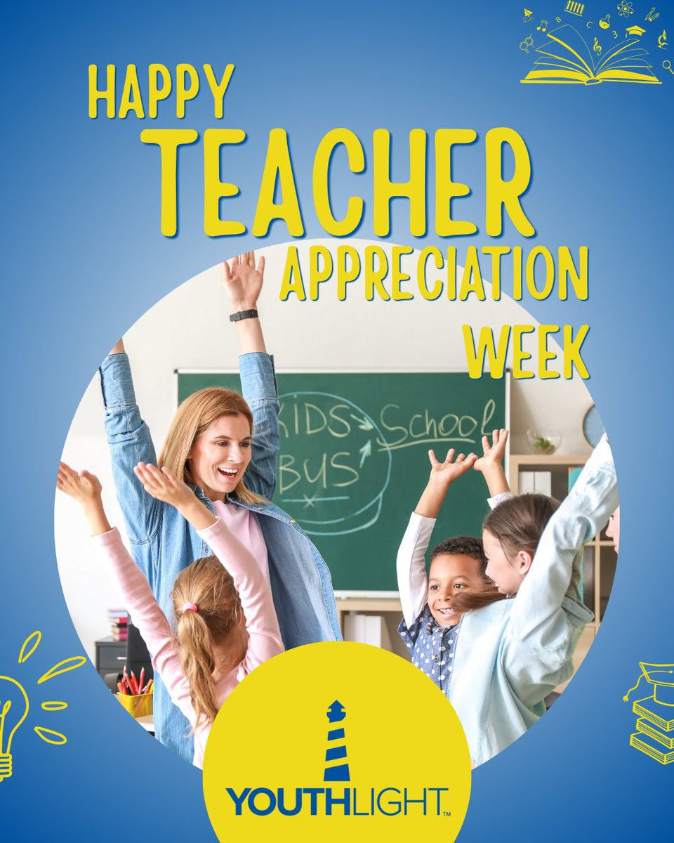 YouthLightBooks's tweet image. Happy Teacher Appreciation Week 🍎✨ 

Tag a teacher who’s made a difference in your life!

Let them know their impact hasn’t gone unnoticed. 

#ThankATeacher #youthlight #education #resources #teacherappreciationweek